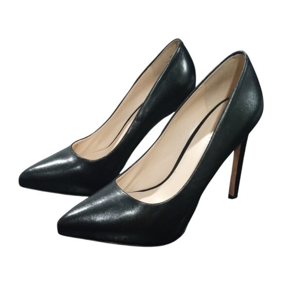 🌟2/$15🌟[H136] Nine West Black Pointy Toe 6" Stilettos Heels, Size 8 - Picture 5 of 8